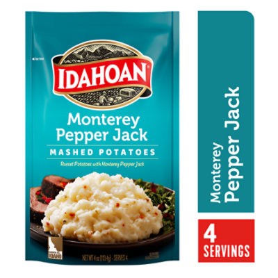 Idahoan Mashed Potatoes Monterey Pepper Jack - 4 Oz