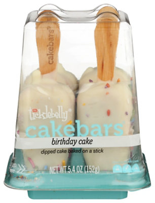 Ticklebelly Birthday Cakebars - 4 Count