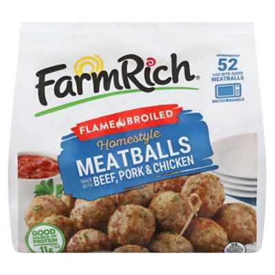 Farm Rich Meatballs Homestyle - 26 Oz - Image 1