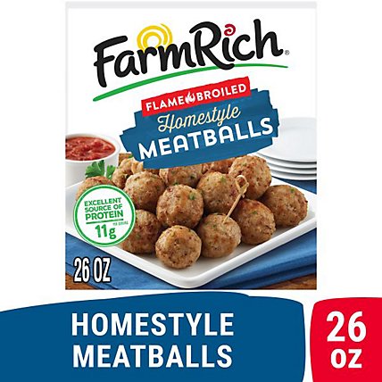 Farm Rich Meatballs Homestyle - 26 Oz - Image 1