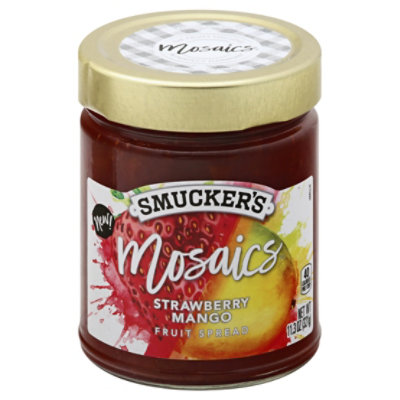Smuckers Mosaics Fruit Spread Strawberry Mango - 11.3 Oz