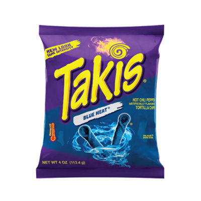 Takis Rolls Blue Heat Hot Chili Pepper Tortilla Chips - 4 Oz