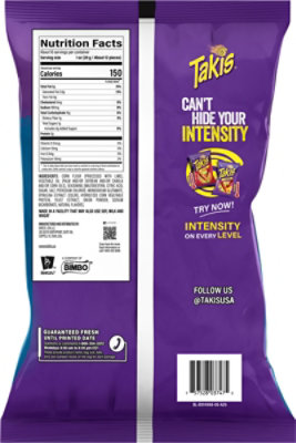 Takis Blue Heat Hot Chili Pepper Rolled Tortilla Chips - 9.9 Oz - Image 6