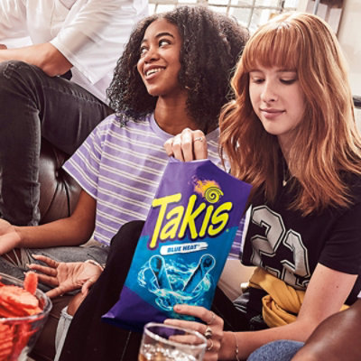 Takis Blue Heat Hot Chili Pepper Rolled Tortilla Chips - 9.9 Oz - Image 4