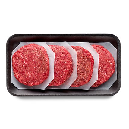 Ground Beef Patty 80% Lean 20% Fat - 1.25 Lb - Image 1