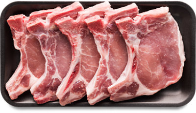 Signature SELECT Center Cut Thin Bone In Pork Loin Chop - 1.5 Lb - Image 1