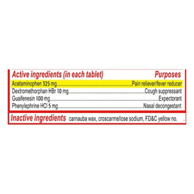 Sudafed PE Head Congestion Plus Flu Severe Tablets - 24 Count - Image 4