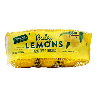 Signature Select/Farms Lemons - 2 Lb - Tom Thumb