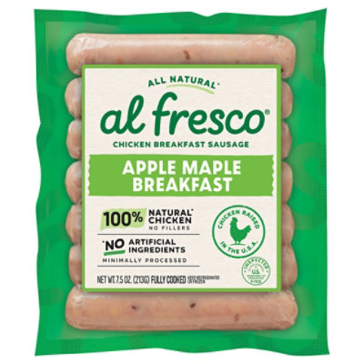 Al Fresco Breakfast Sausage Chicken Apple Maple - 7.5 Oz - Image 3