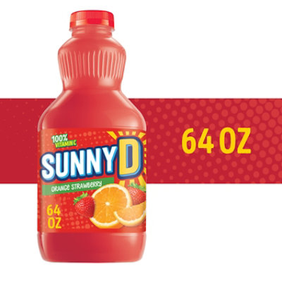 SUNNYD Citrus Punch Orange Fused Strawberry - 64 Fl. Oz. - Image 1