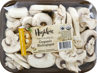 Mushrooms White Sliced Organic - 16 Oz - Image 2