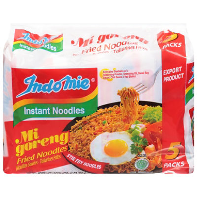 Indomie Mi Goreng Instant Noodle Regular 5 Pack - 15 Oz - Image 3