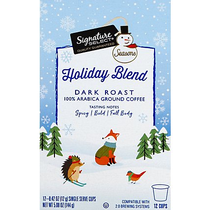 Signature SELECT Coffee Pod Holiday Blend - Each - Image 2