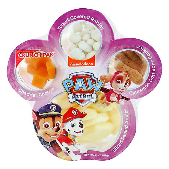 Crunch Pak Paw Patrol Apples Cheese Yogurt Raisins And Cookies - 4.2 Oz