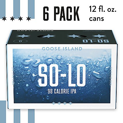Goose Island So Lo India Pale Ale Craft Beer Cans - 6-12 Fl. Oz. - Image 1