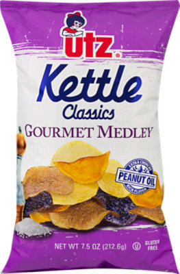 Utz Kettle Cut Gourmet Medley Chips - 7.5 Oz - shaws