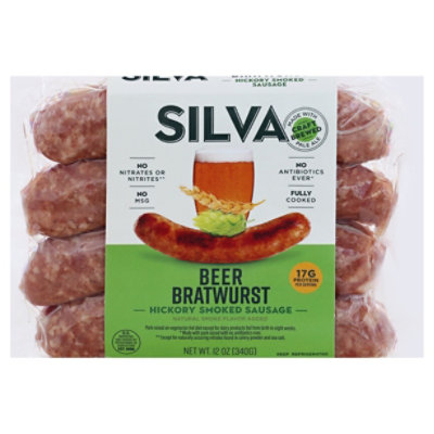 Silva Sausage Beer Bratwurst Abf - 12 Oz - Image 3