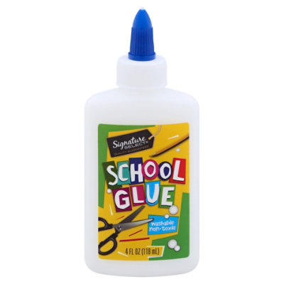 Signature SELECT School Glue Washable Non Toxic - 4 Fl. Oz. - Image 3