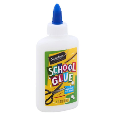 Signature SELECT School Glue Washable Non Toxic - 4 Fl. Oz.
