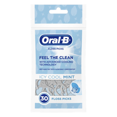 Oral B Mnul Pick Icy Cm - 30Count - Image 1