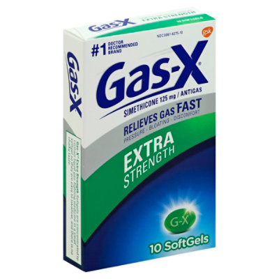 Gsk Gas-X Ex Str Sftgls - 10Count - Image 1