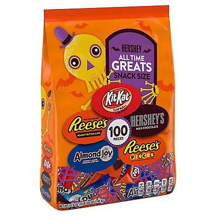 Hersheys Chocolate Candy Pieces Assorted All Time Greats Snack Size 100 Count - 51.6 Oz - Image 2