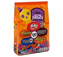 Hersheys Chocolate Candy Pieces Assorted All Time Greats Snack Size 100 Count - 51.6 Oz