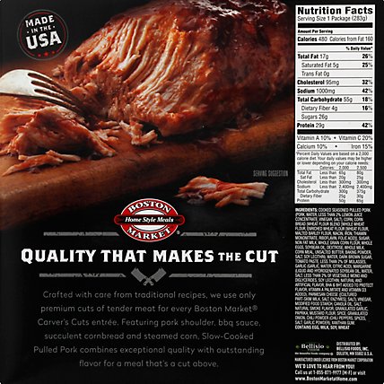 Boston Market Carvers Cut Slow Cooked Pulled Pork - 10 Oz - Image 6