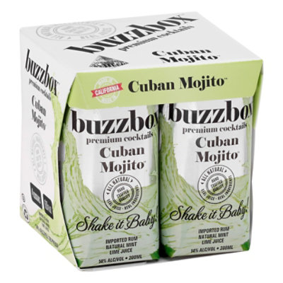 Buzzbox Cuban Mojito - 4-200 Ml