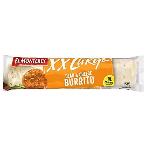 Xxl Bean And Cheese Burrito - 9.5 Oz