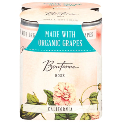 Bonterra Wine Organic Rose California Cans Multipack - 4-250 Ml - Image 3