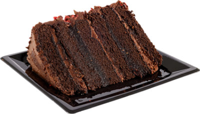 Signature SELECT Chocolate Raspberry Colossal Cake Slice - Each - Image 1