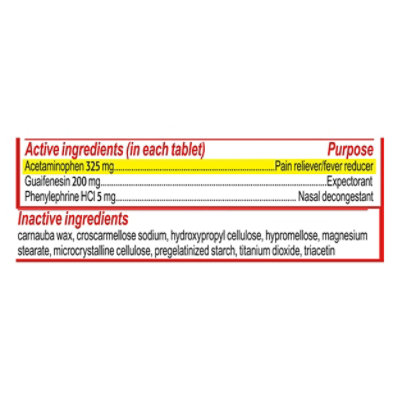 Sudafed Pe Head Congestion Mucus Tblt - 24 Count - Image 4