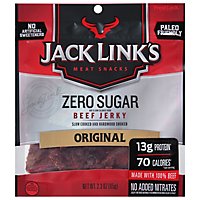 Jack Links Jerky Beef  Zero Sugar - 2.3 Oz - Image 1