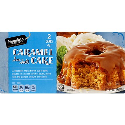 Signature Select Caramel Sea Salt Cake - 9.87 Oz - Image 2