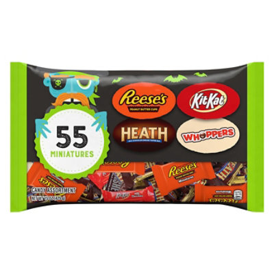 HERSHEYS Candy Miniatures Assorted Halloween 55 Count - 31.4 Oz