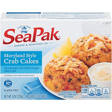 SeaPak Shrimp & Seafood Co. Crab Cakes Maryland Style - 8 Oz - Image 3