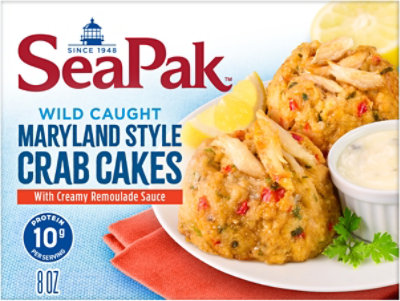 SeaPak Shrimp & Seafood Co. Crab Cakes Maryland Style - 8 Oz - Image 3