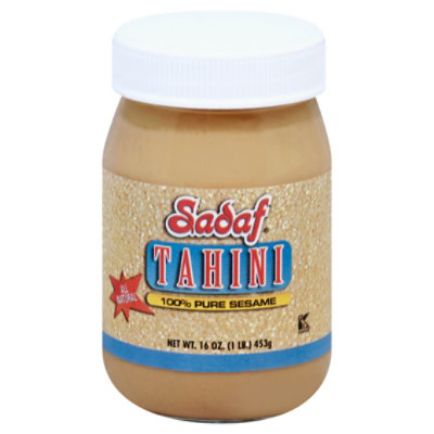 Sadaf Tahini 100% Pure Sesame - 16 Oz - Safeway