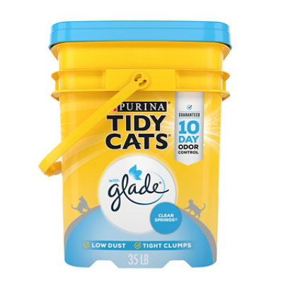 Tidy Cats Cat Litter Glade Tough Odor Solutions - 35 Lb - Image 1