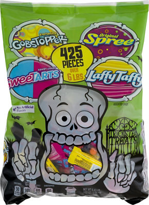 Nestle Candy Assorted Gobstopper Spree SweeTARTS Laffy Taffy 425 Count - 103 Oz - Image 1