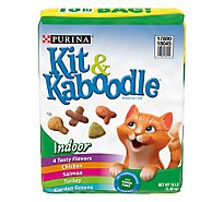 Kit & Kaboodle Cat Food Dry Indoor Chicken Salmon Turkey And Garden Greens - 13 Lb