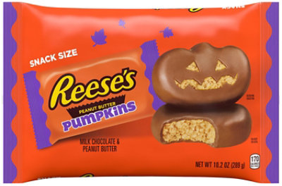 REESES Peanut Butter White Chocolate Pumpkins Snack Size - 10.2 Oz