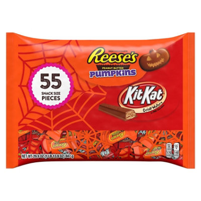 HERSHEYS Candy Assortment Snack Size Reeses Kit Kat 55 Count - 29.9 Oz - Image 3