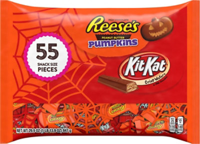 HERSHEYS Candy Assortment Snack Size Reeses Kit Kat 55 Count - 29.9 Oz - Image 2