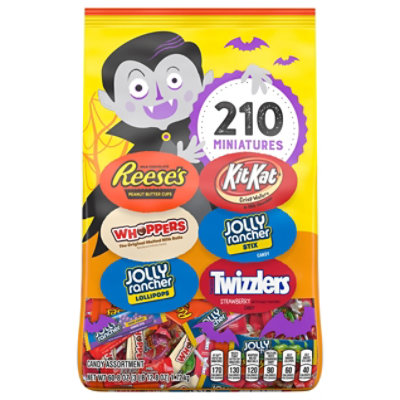 Hersheys Candies Miniatures Assorted 210 Count - 60.8 Oz