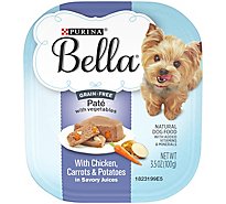 Bella Dog Food Wet Chicken Carrots & Potatoes - 3.5 Oz