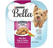 Bella Dog Food Wet Beef Peas & Carrots - 3.5 Oz