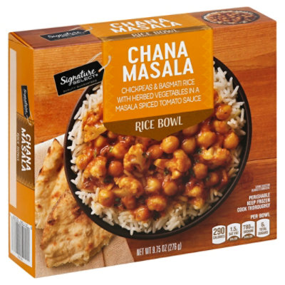 Signature Select Bowl Rice Chana Masala - 9.75 Oz