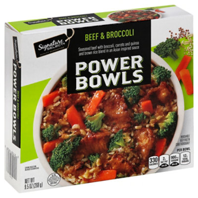 Signature Select Power Bowl Beef & Broccoli - 9.5 Oz
